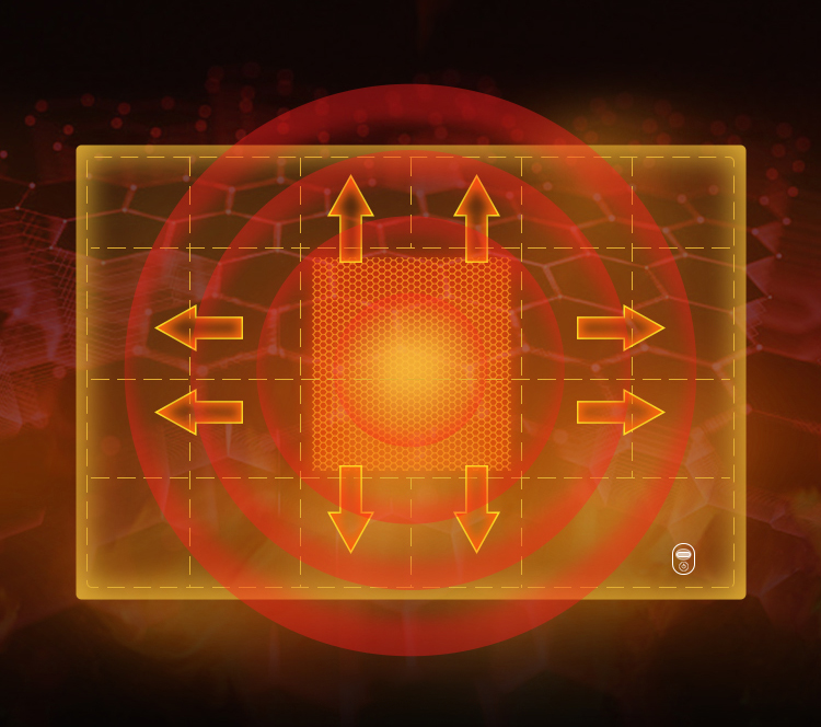 Graphene far infrared heating technology