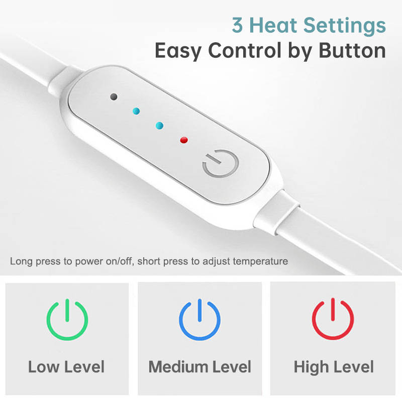 adjustable temperature control heating Down Pillow Blanket