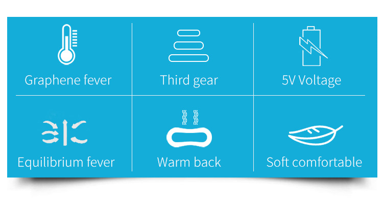 graphene electric heated gilet