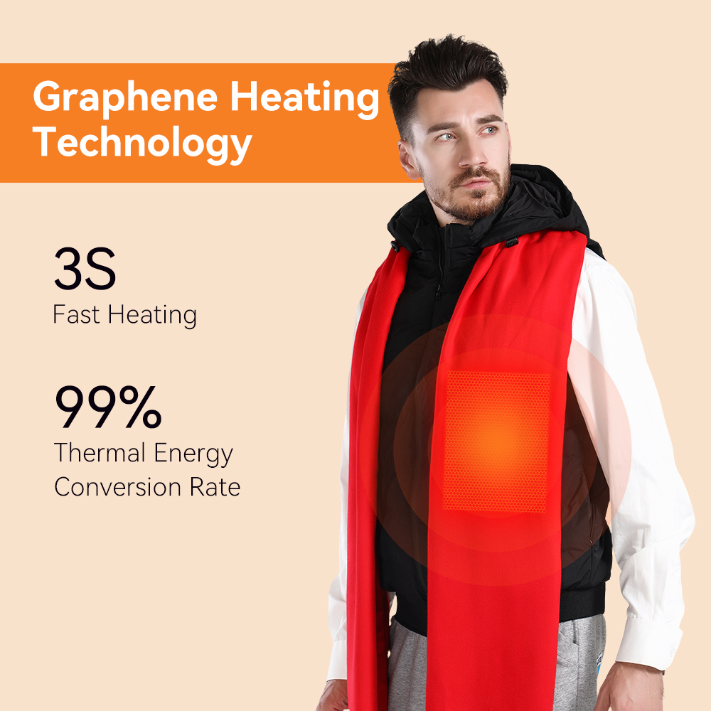 graphene battery operated neck warmer