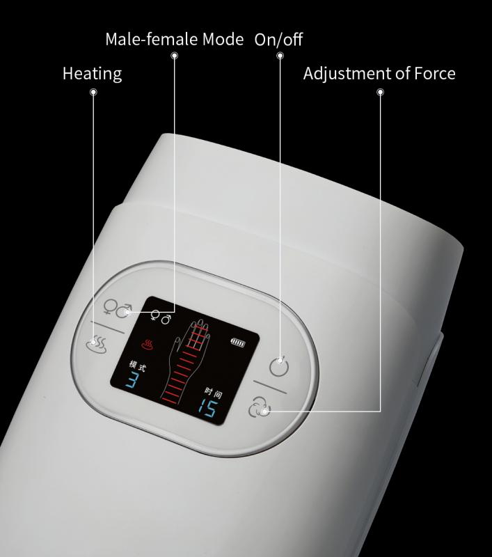 Custom Graphene Heated Multifunctional Touch Screen Hand Massager Wholesale