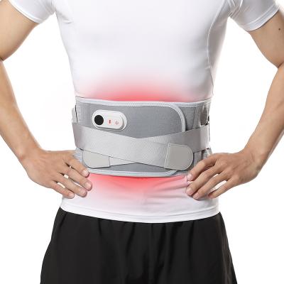High quality graphene heated waist belt lumbar back support thermal therapy 5v USB heating waist support for back pain relief