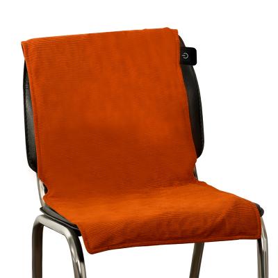 USB Power Heated 3 Mode Adjustable Portable Foldable Back Chair Pad Heated Seat Cushion for Car and Office