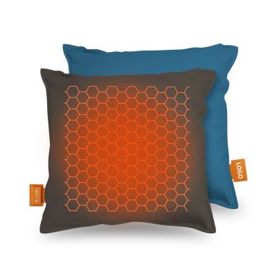 Graphene Flame Retardant heating pillow interior outdoor heat pillow wireless powerbank Removable Cover