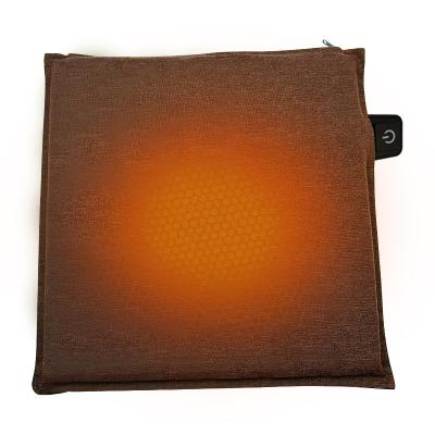 Multi-functional Electric USB Power Bank Graphene Heating Cushion 3 Level Heated Car Seat Cover Heat Cushion