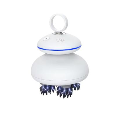 Hot Selling Red Light Home Automatic EMS Kneading Grasping Hair Scalp Massager Devices