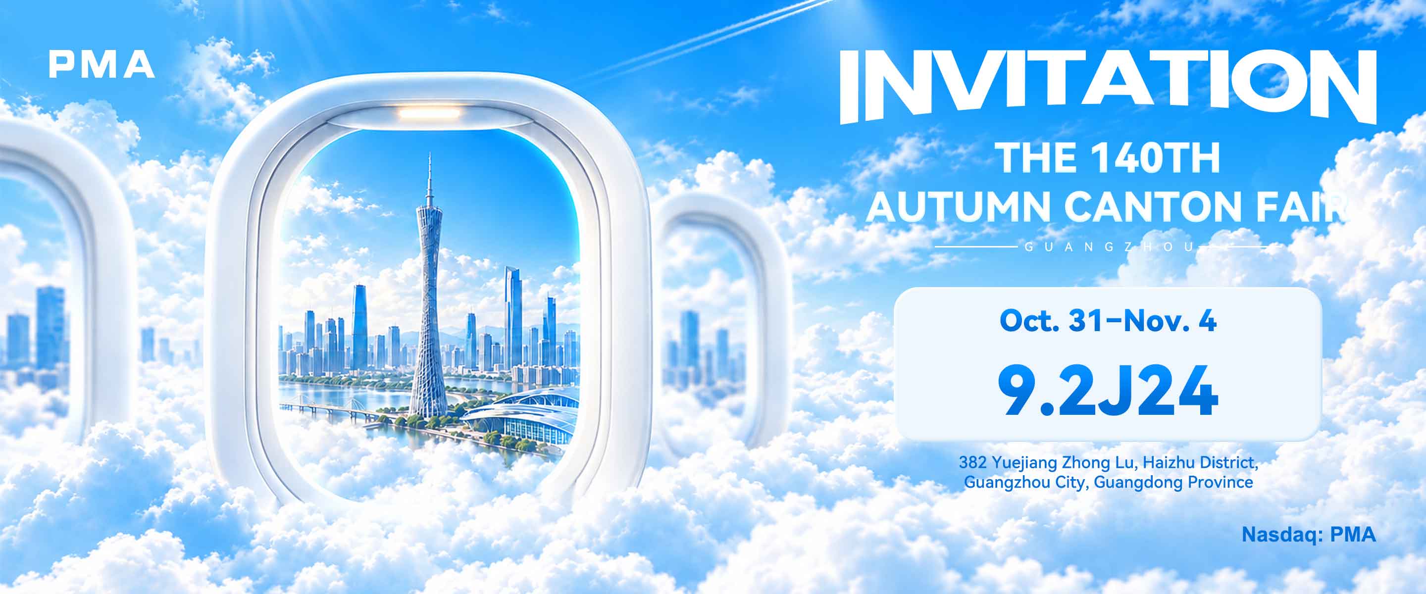 PMA at the 140th Canton Fair – Visit Us at Booth 9.2J24